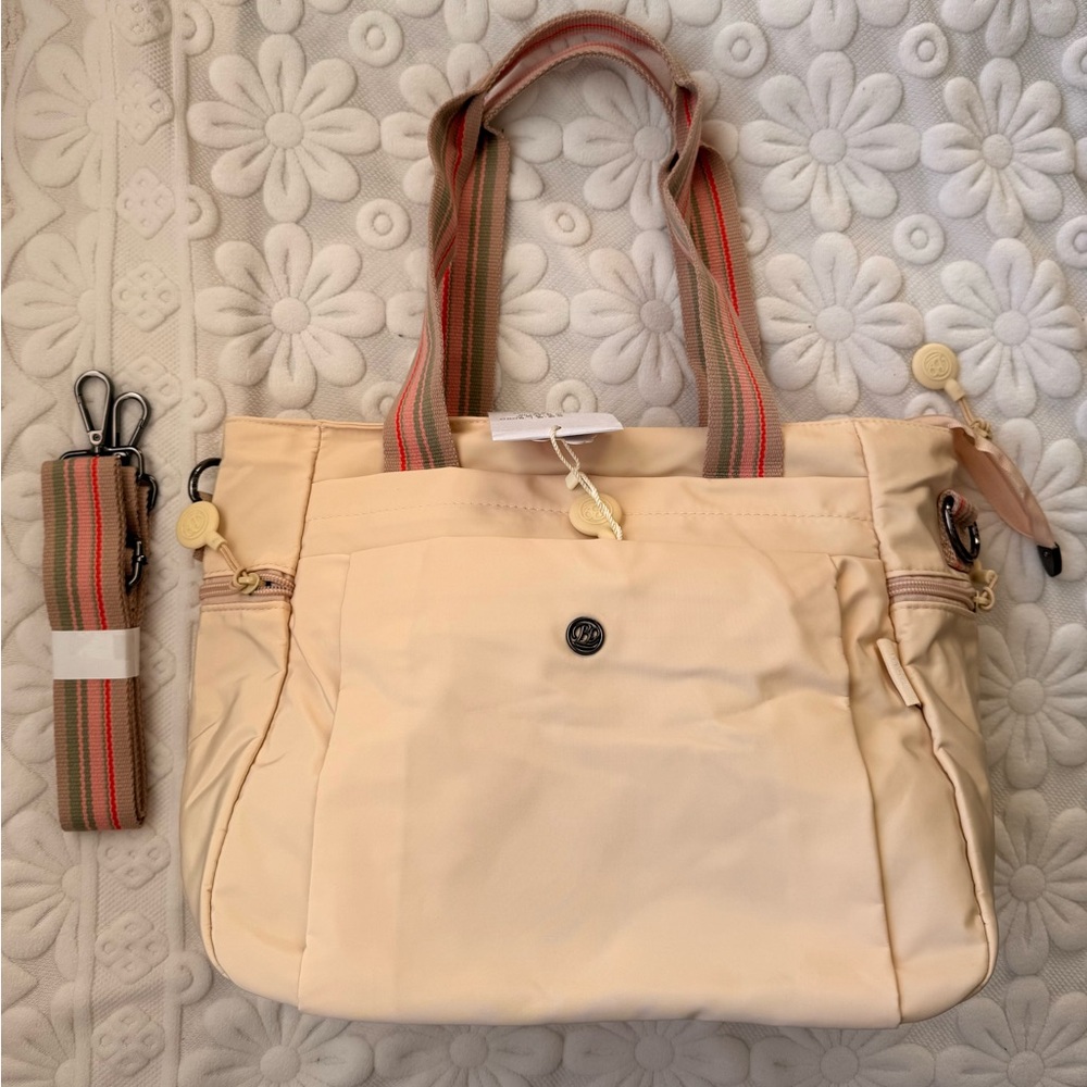 Lightweight Nylon Tote Bag Crossbody Shoulder Bag Multi Pocket